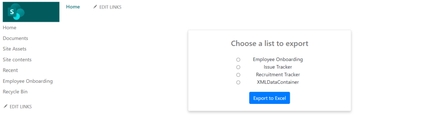 Export SharePoint List Items - JSON to Excel